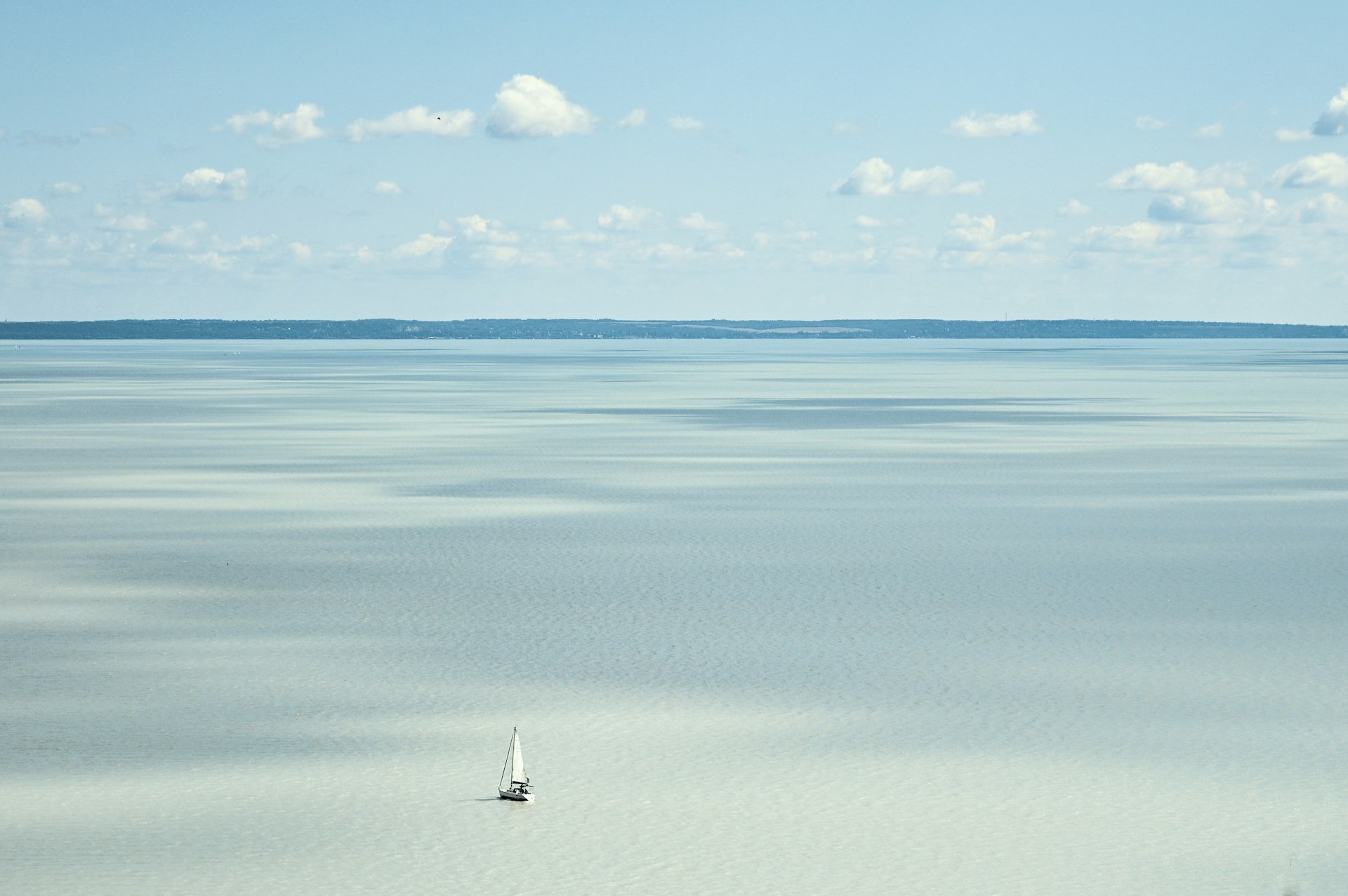 Sailing on Lake Balaton